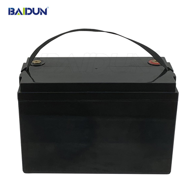 DOD80% डीप साइकिल 12V लिथियम बैटरी 1280Wh BMS प्रोटेक्शन में निर्मित है